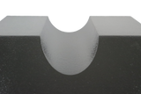 Multifunctional ScanCoat-covered foam block which can support the skull, and the lateral knees, ankles, and legs.