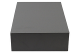 Rectangular Ultrafoam (closed-cell foam) block used for general positioning.