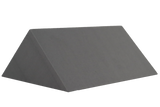 45° Ultrafoam (closed-cell foam) wedge for general positioning.