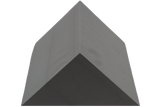 45° Ultrafoam (closed-cell foam) wedge for general positioning.