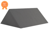45° open-cell foam wedge for general positioning.