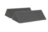 Set of 2 45° open-cell foam wedges for general positioning.