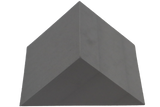 45° Ultrafoam (closed-cell foam) wedge for general positioning.