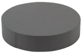 Ultrafoam (closed-cell foam) circular disc which lifts the skull to properly position the spine.
