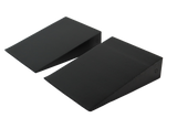Set of two 12° ScanCoat-coated foam wedges for general positioning.