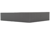 Rectangular Ultrafoam (closed-cell foam) block used for general positioning.