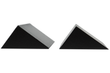 Set of two 34° ScanCoat-coated foam wedges for general positioning.