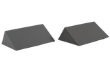 Set of two 34° Ultrafoam (closed-cell foam) wedges for general positioning.