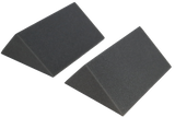 Set of two 34° open-cell foam wedges for general positioning.