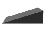 18° Ultrafoam (closed-cell foam) wedge for general positioning.