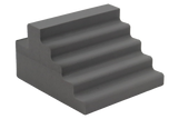 Ultrafoam (closed-cell foam) positioner which allows for oblique positioning of the right or left hand.