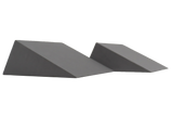 22° Ultrafoam (closed-cell foam) wedge for general positioning.