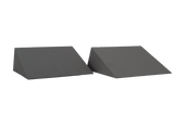 22° Ultrafoam (closed-cell foam) wedge for general positioning.