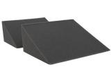 22° open-cell foam wedge for general positioning.