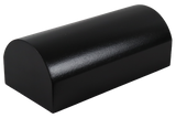 Large ScanCoat-coated foam bolster for support during myelography needle insertion.