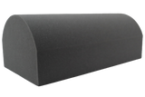 Large open-cell foam bolster for support during myelography needle insertion.