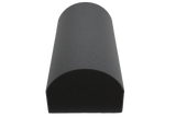 Large open-cell foam bolster for support during myelography needle insertion.