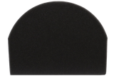 Large open-cell foam bolster for support during myelography needle insertion.