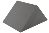 45° Ultrafoam (closed-cell foam) wedge for general positioning.