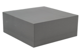 Rectangular Ultrafoam (closed-cell foam) block used for general positioning.