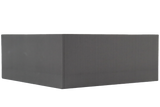 Rectangular Ultrafoam (closed-cell foam) block used for general positioning.
