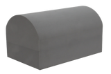 Ultrafoam (closed-cell foam) headrest which assists with both cranial positioning and positioning of the cervical spine.