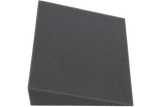 12.5° open-cell foam wedge for general positioning.