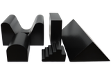 5-piece ScanCoat-coated foam positioning kit suited for orthopedic imaging procedures.
