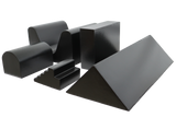 5-piece ScanCoat-coated foam positioning kit suited for orthopedic imaging procedures.