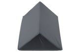 45° clear vinyl-covered open-cell foam wedge for general positioning.