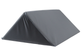 45° clear vinyl-covered open-cell foam wedge for general positioning.