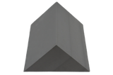 45° Ultrafoam (closed-cell foam) wedge for general positioning.
