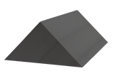 45° Ultrafoam (closed-cell foam) wedge for general positioning.