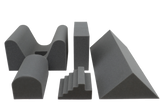 5-piece foam positioning kit suited for orthopedic imaging procedures.