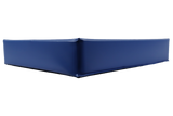 Vinyl-covered foam rectangular block used for general positioning.