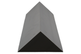 45° Ultrafoam (closed-cell foam) wedge for general positioning.
