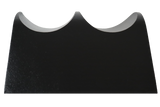 ScanCoat-coated foam positioner which provides leg and knee support while maintaining hip flexion.