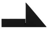 ScanCoat-coated foam positioning aid which supports a patient's spine for lateral and decubitus views