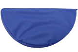 Open-cell foam wedge with a cutout designed to improves transducer access into the vaginal canal making ultrasounds easier