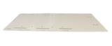 Rectangular coated carbon fiber extender which widens the Canon CAT-850B/CAT-870B tables.