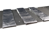 Carbon fiber extender with straps attached for the Philips AD7 Cardiac Angio table that widens the table to allow for a variety of different procedures to be performed on it.