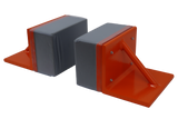 The Head-Ends are a unique skull immobilization solution that uses weights attached to vinyl-covered foam pads to prevent the movement of a patient's head.