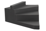 Ultrafoam (closed-cell foam) positioner which allows for lateral positioning of the right hand.