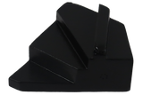 ScanCoat-coated foam positioner which allows for lateral positioning of the left hand.