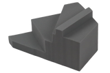Ultrafoam (closed-cell foam) positioner which allows for lateral positioning of the left hand.
