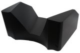 ScanCoat-coated shoulder support that provides comfort for patients during scans where they must extend their arms out of the field of view of the scanner while laying supine.