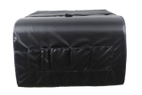 Pillow designed to keep patients comfortable during procedures where the arms must be overhead. Supply pouches are attached to the back to facilitate quick and easy access to tools.