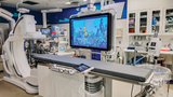 A picture of a Philips AD7 Neurology Table equipped with a Domico Med-Device Philips AD7 Neuro Table Pad
