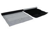 Nylon security straps with hook and loop fastener that interface with our Canon Detachable Slide Rails (parts 9078, 9079, and 9080) for the Canon Aquilion system