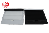 Nylon security straps with hook and loop fastener that interface with our Canon Detachable Slide Rails (parts 9078, 9079, and 9080) for the Canon Aquilion system
